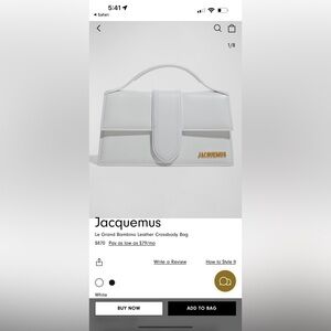 Jacquemus Le Grand Bambino Leather Crossbody Bag